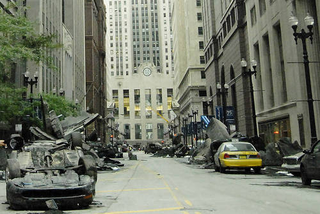 Illustration for article titled Transformers 3 Set Pics